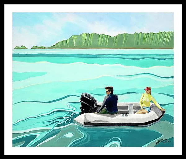 Day on the Bay - Framed Print