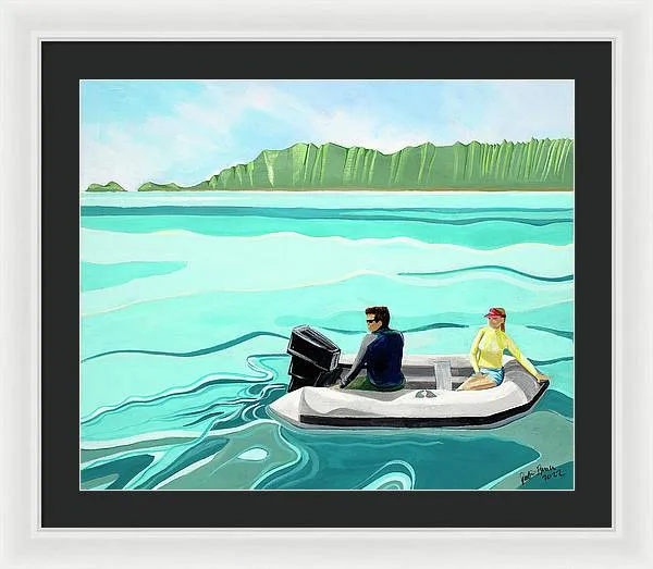 Day on the Bay - Framed Print