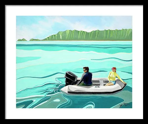 Day on the Bay - Framed Print