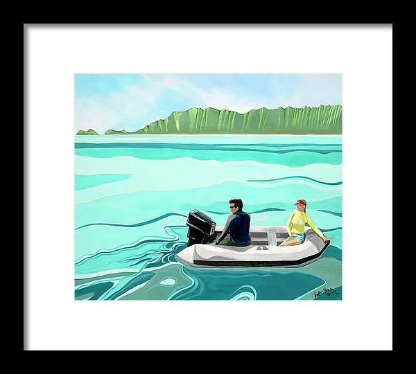 Day on the Bay - Framed Print