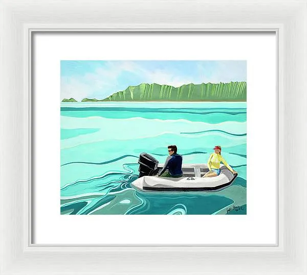 Day on the Bay - Framed Print