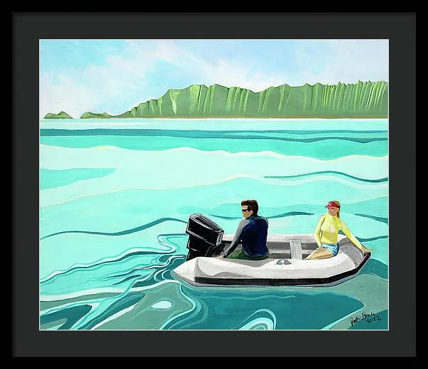 Day on the Bay - Framed Print