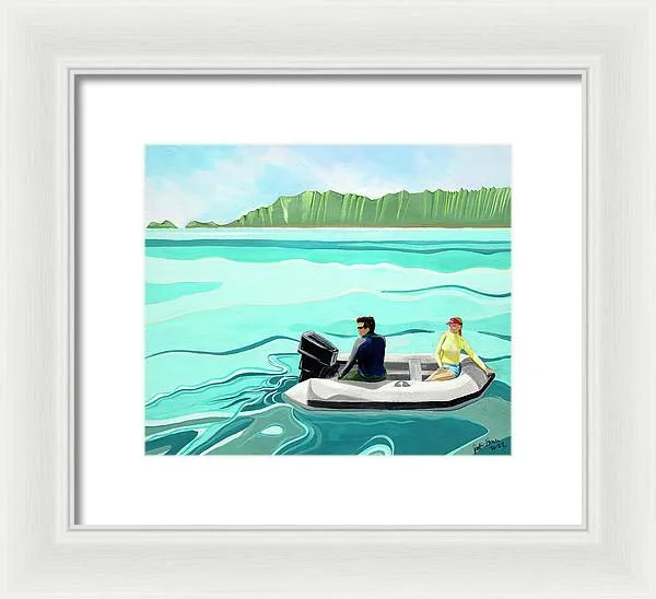 Day on the Bay - Framed Print