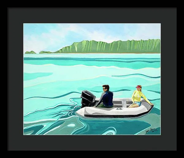 Day on the Bay - Framed Print