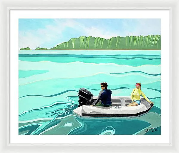 Day on the Bay - Framed Print