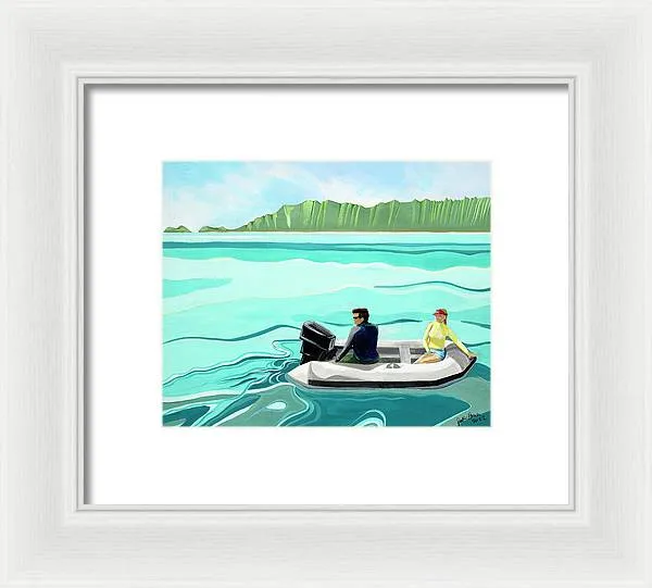 Day on the Bay - Framed Print