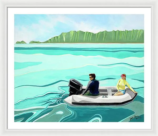 Day on the Bay - Framed Print