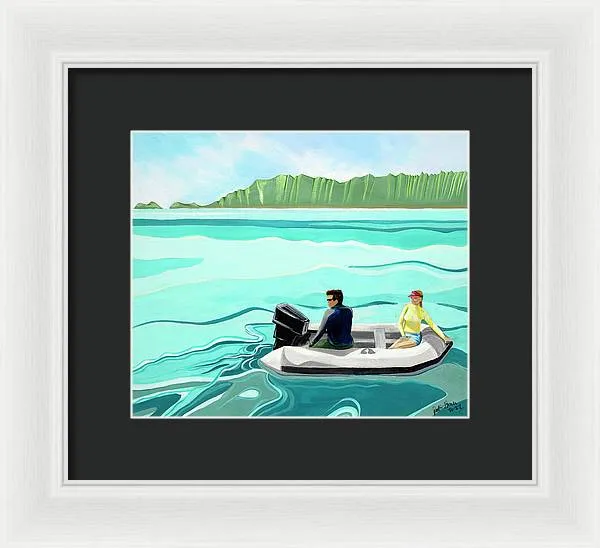 Day on the Bay - Framed Print