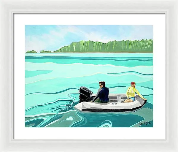 Day on the Bay - Framed Print