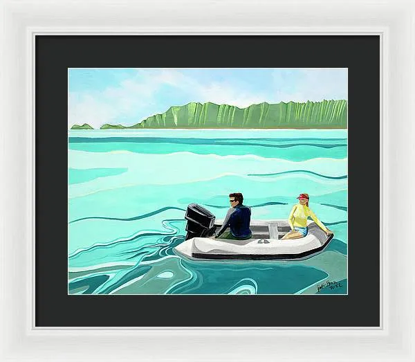 Day on the Bay - Framed Print