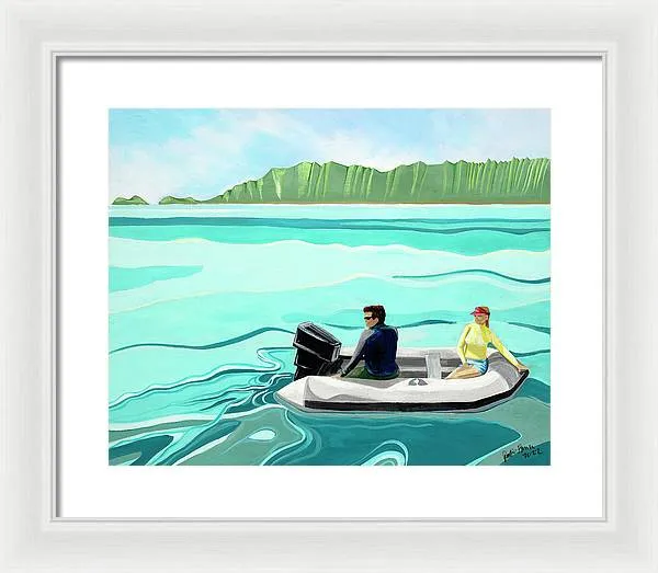 Day on the Bay - Framed Print