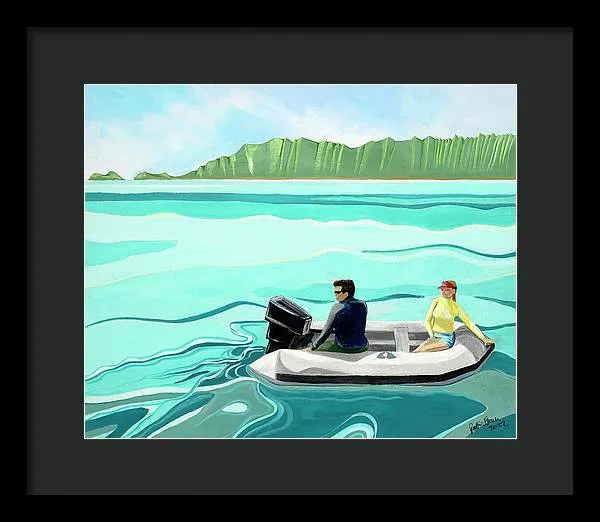 Day on the Bay - Framed Print
