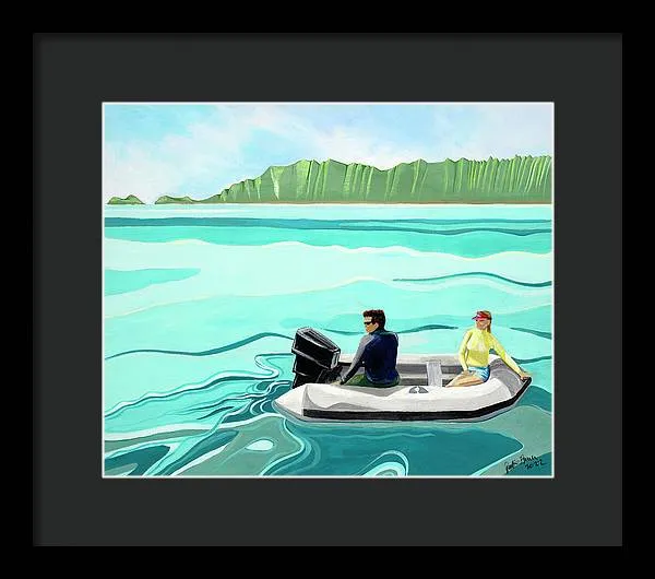 Day on the Bay - Framed Print