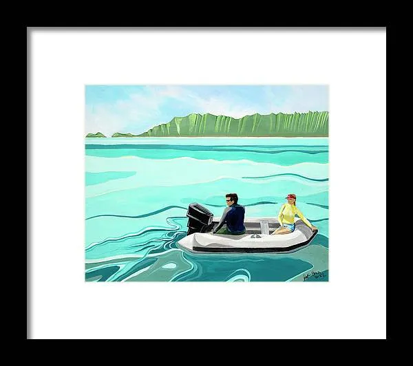 Day on the Bay - Framed Print