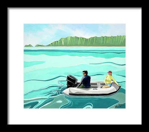 Day on the Bay - Framed Print
