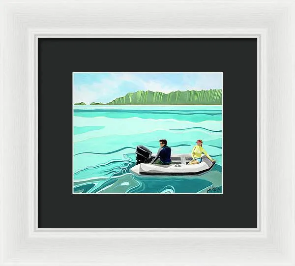 Day on the Bay - Framed Print