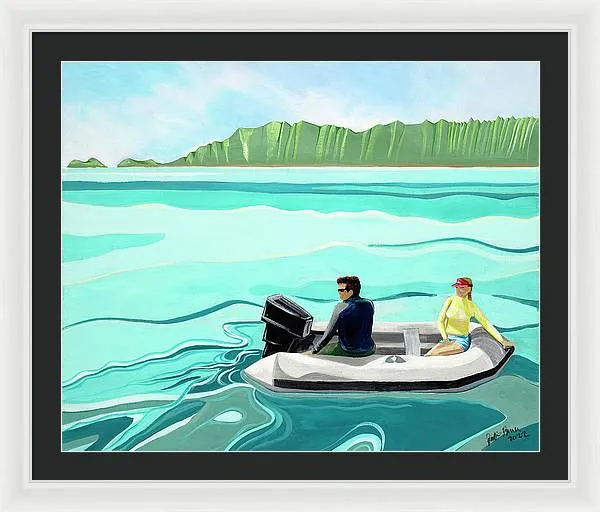 Day on the Bay - Framed Print