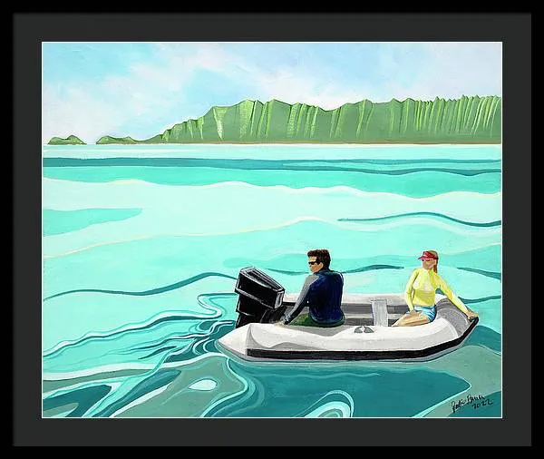 Day on the Bay - Framed Print