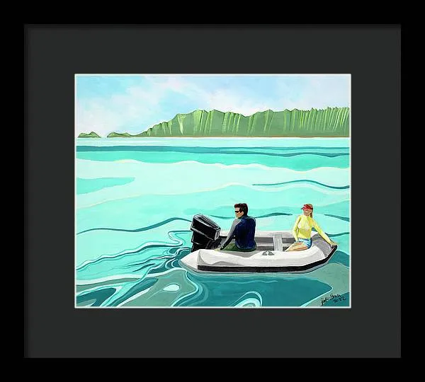 Day on the Bay - Framed Print
