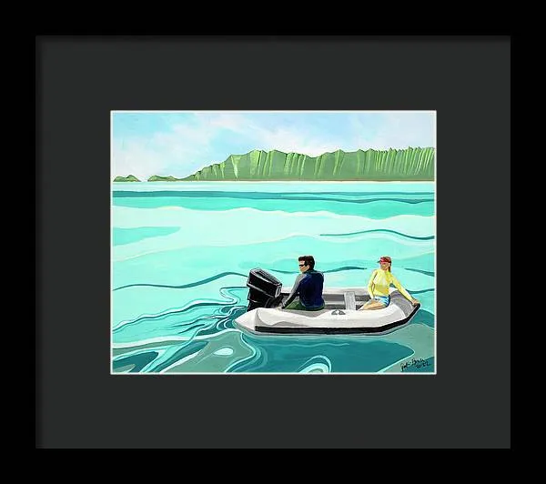 Day on the Bay - Framed Print