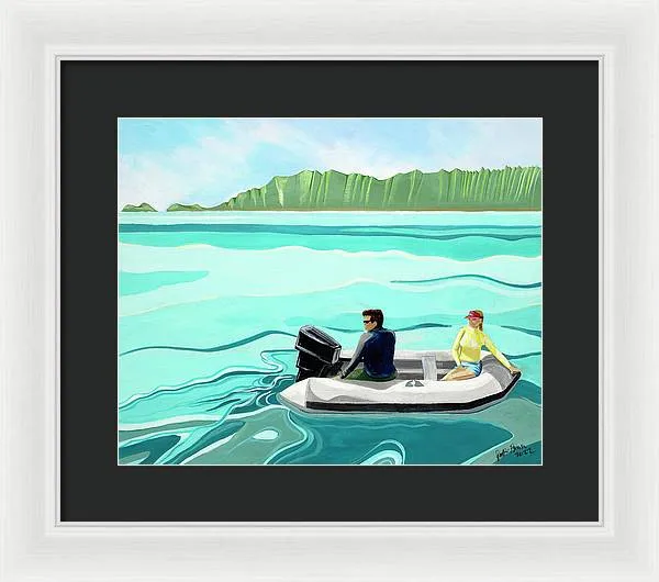 Day on the Bay - Framed Print