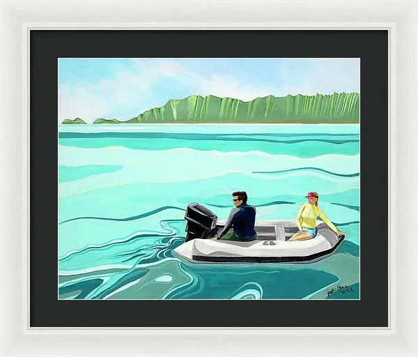 Day on the Bay - Framed Print