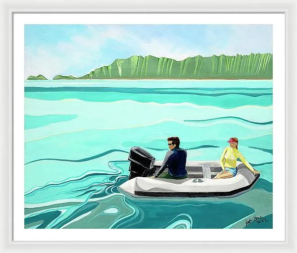 Day on the Bay - Framed Print