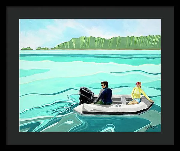 Day on the Bay - Framed Print