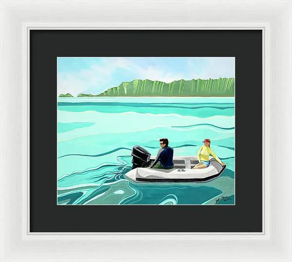 Day on the Bay - Framed Print