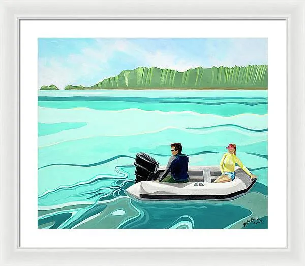 Day on the Bay - Framed Print