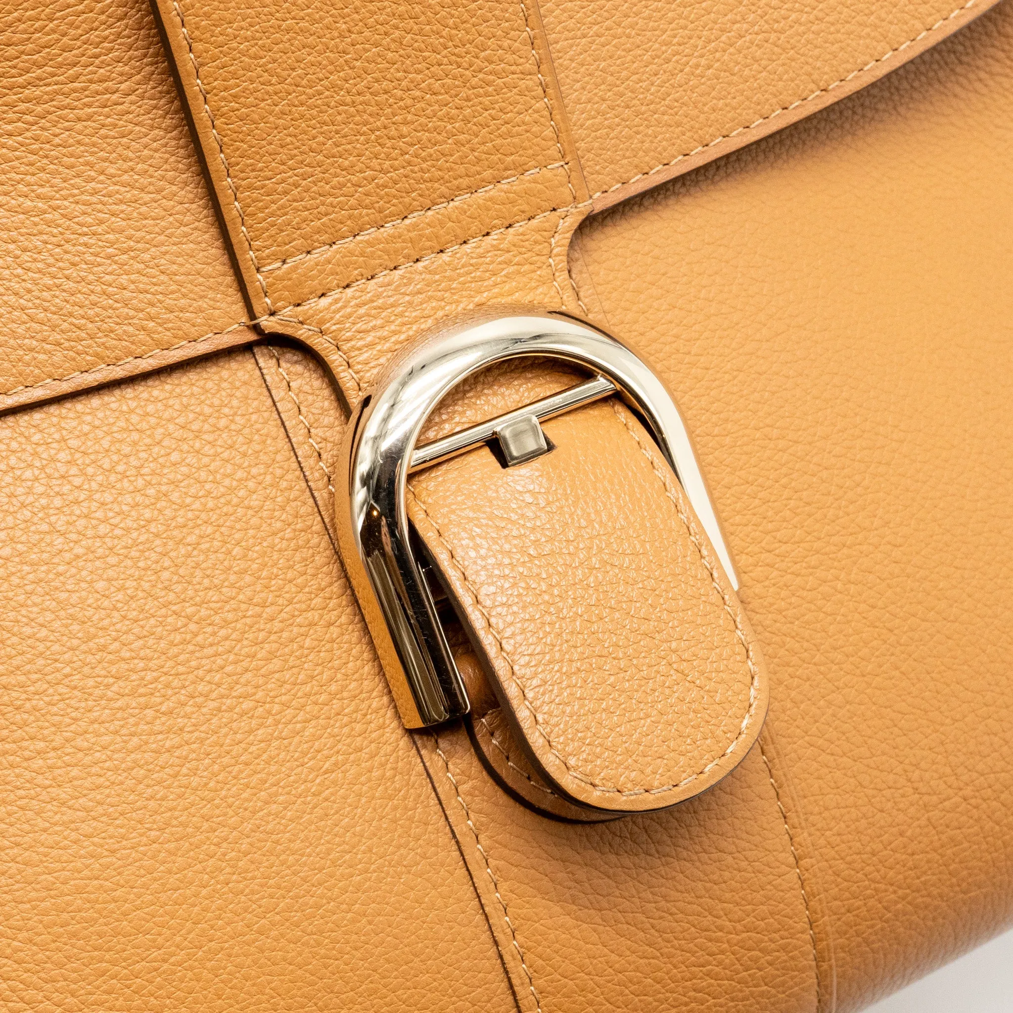 Delvaux Brilliant MM Calfskin Brown SHW