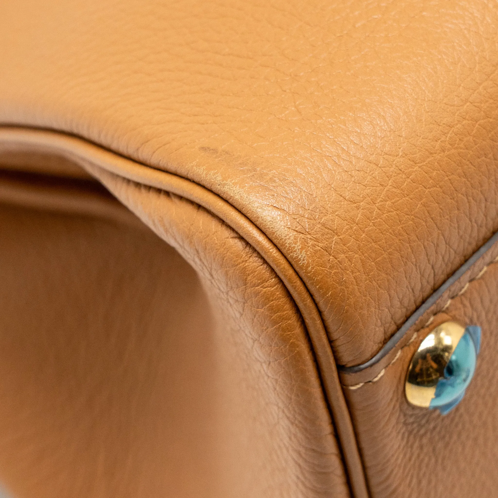 Delvaux Brilliant MM Calfskin Brown SHW