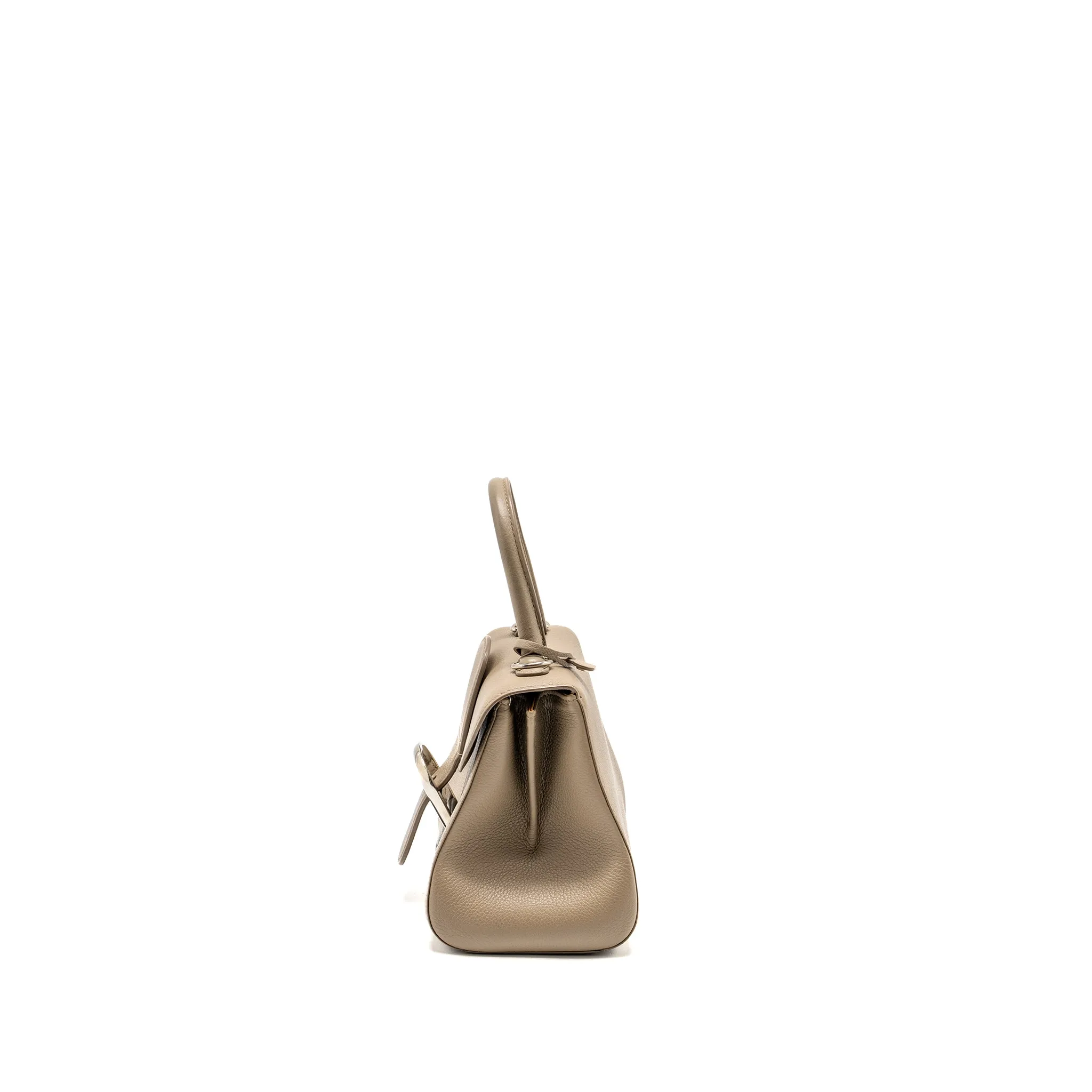Delvaux Mini Brillant Bag Calfskin Grey SHW