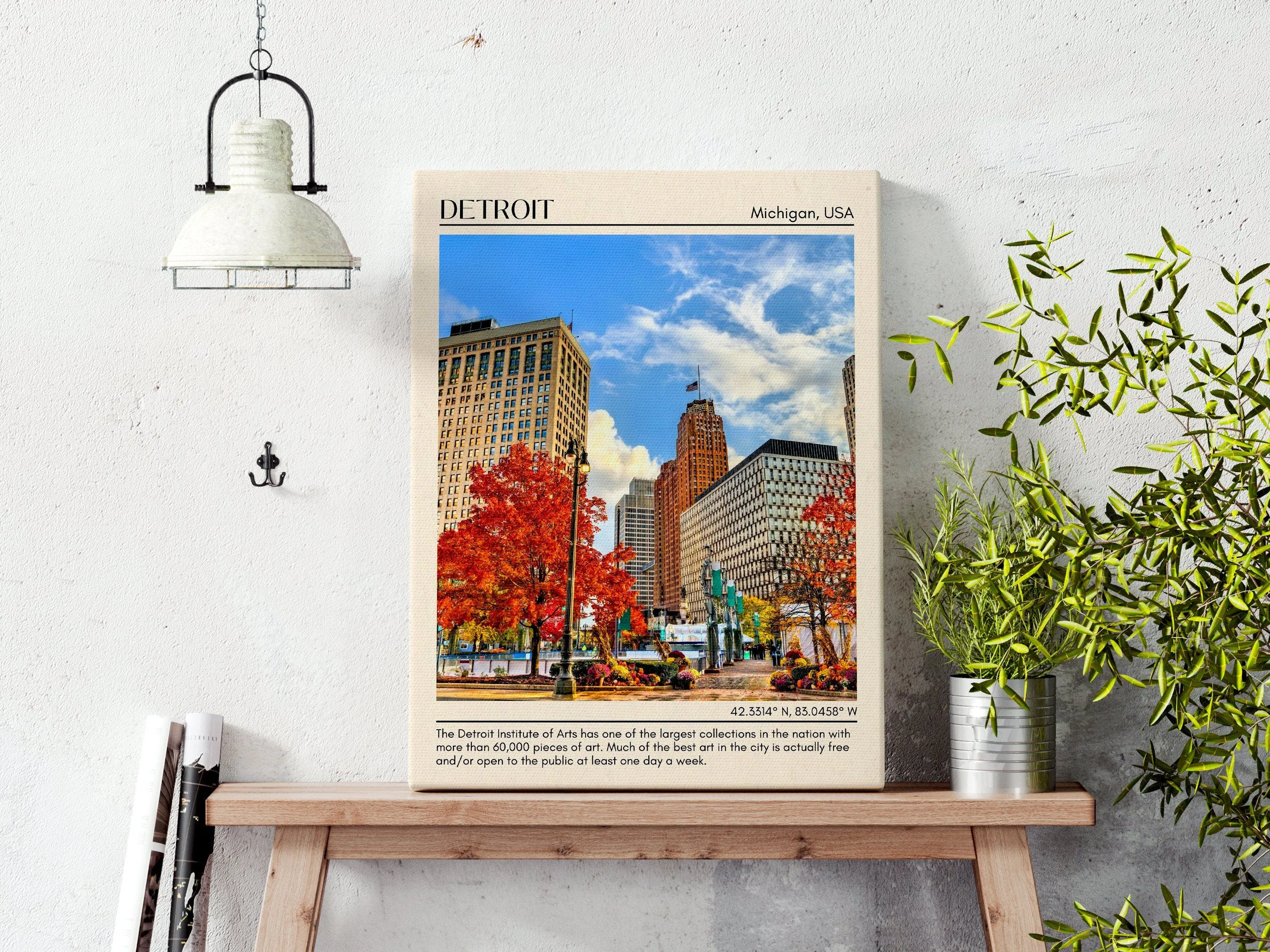 Detroit Wall Art, Michigan, USA
