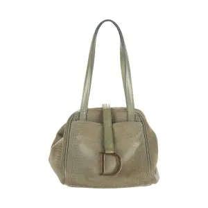 Dior Baby Blue Snakeskin Mini Top Handle Bag
