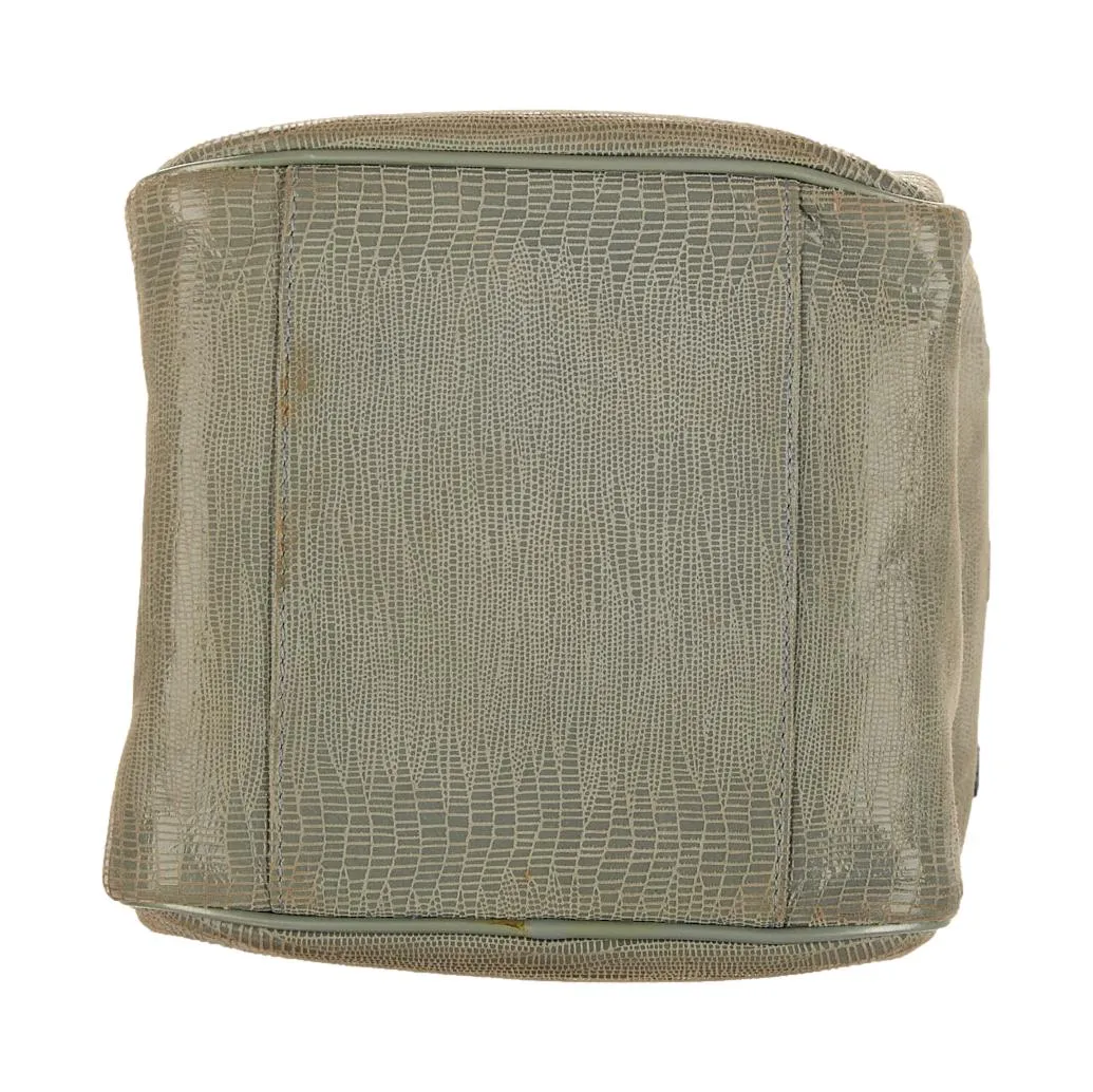 Dior Baby Blue Snakeskin Mini Top Handle Bag