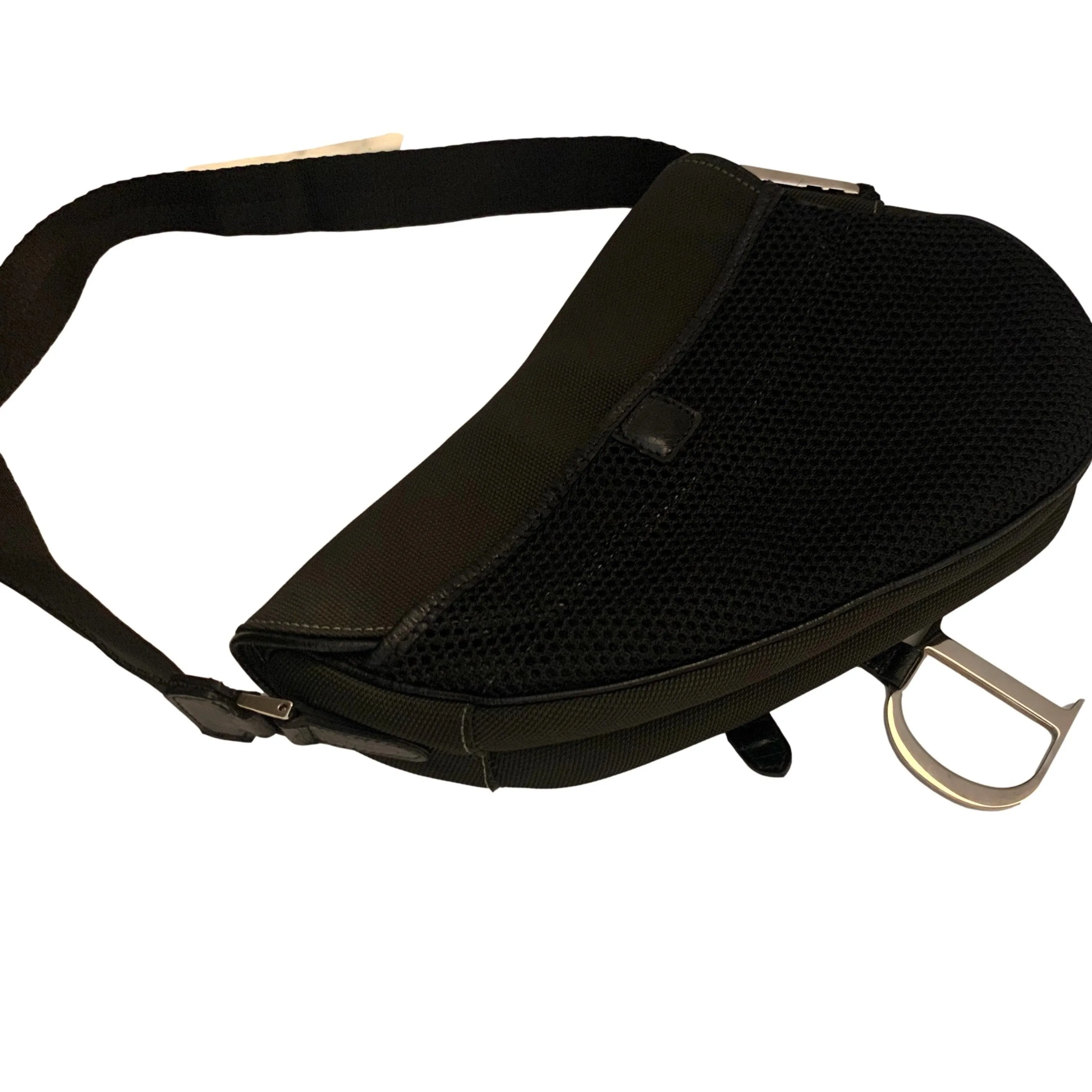 Dior Dark Grey Sport Saddle Bag