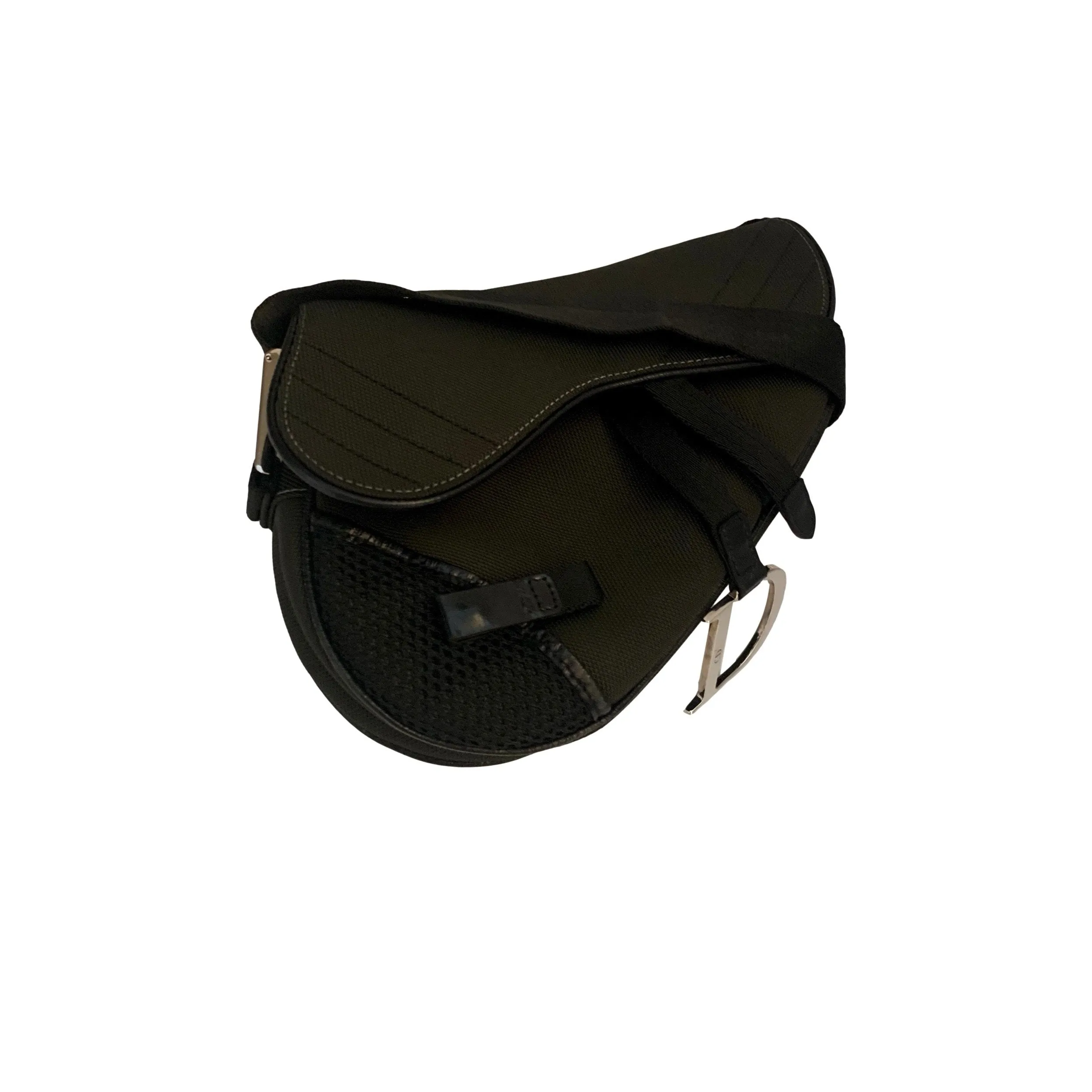 Dior Dark Grey Sport Saddle Bag