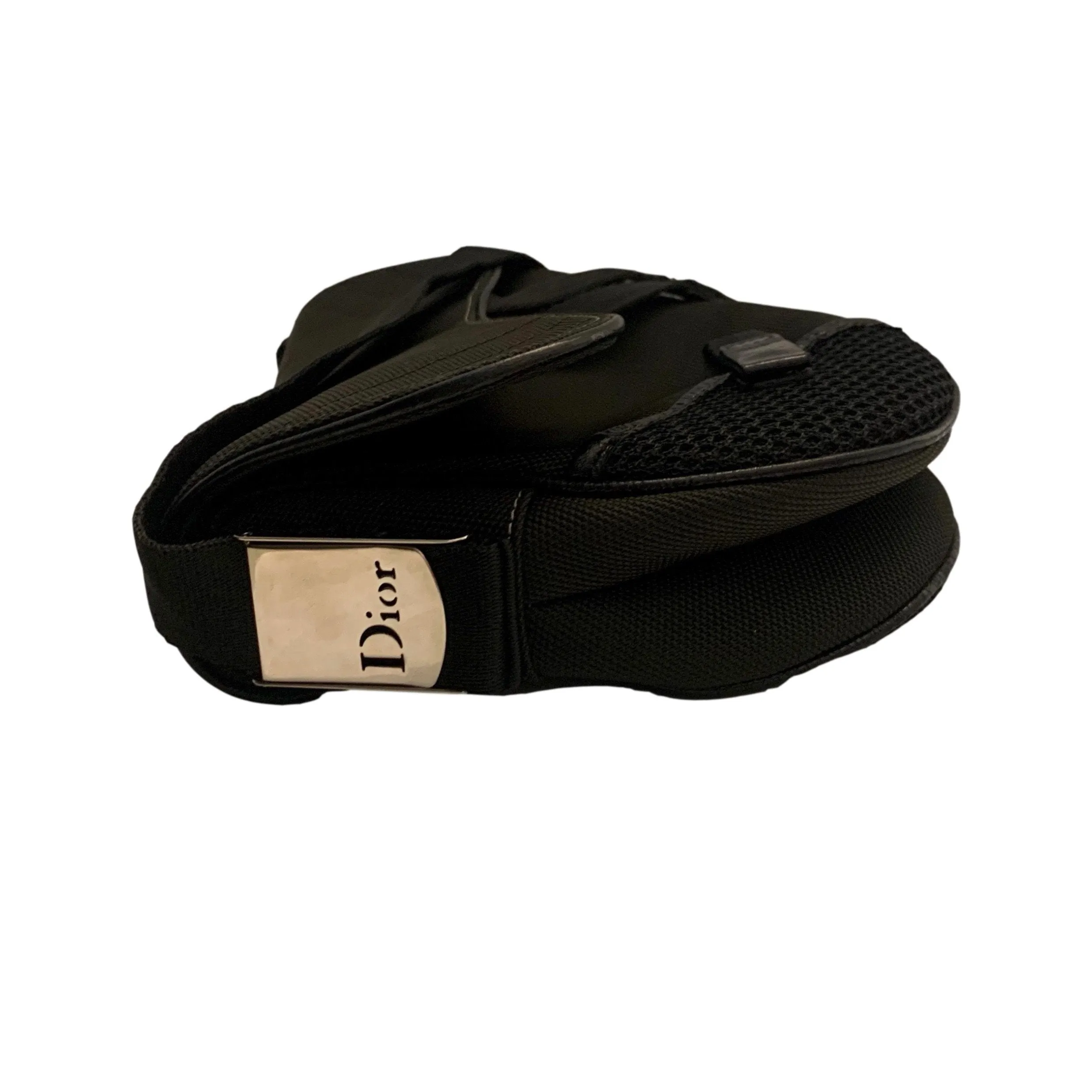 Dior Dark Grey Sport Saddle Bag