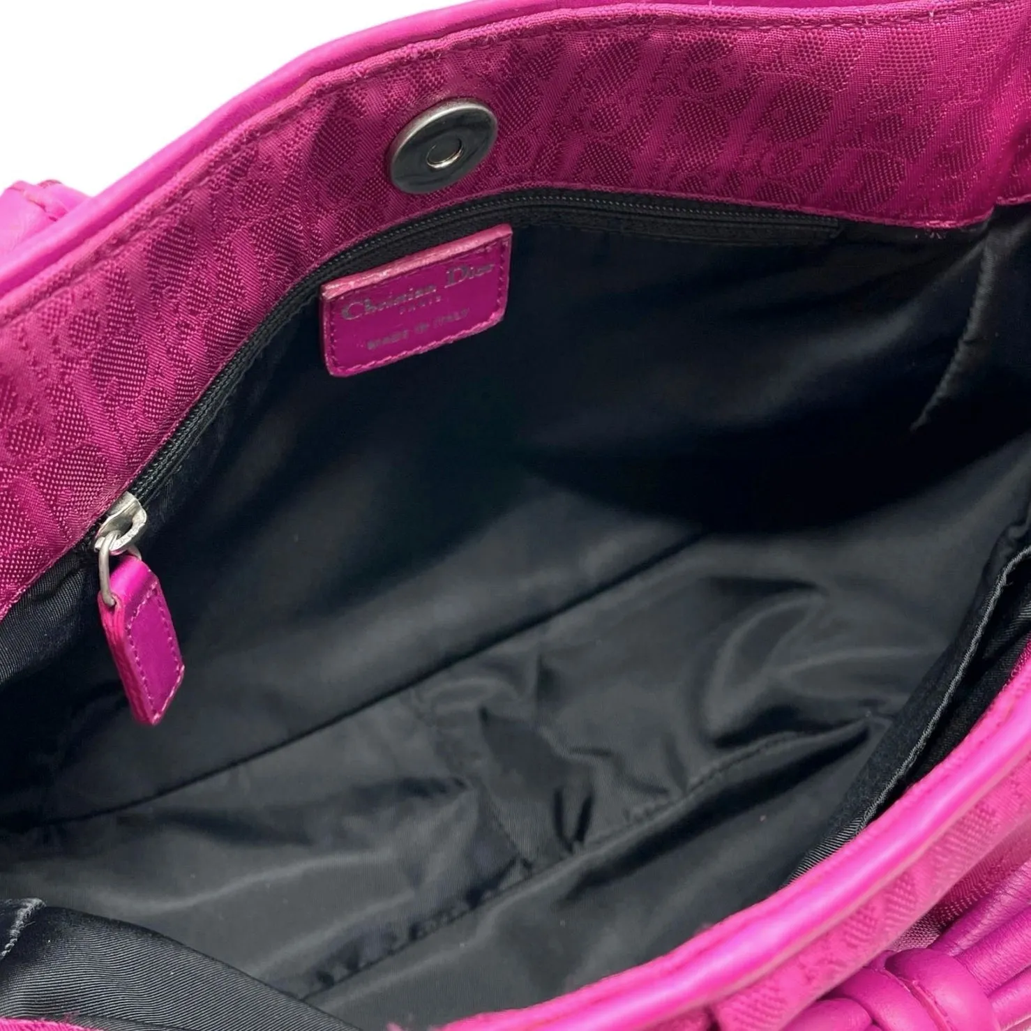 Dior Pink Logo Shoulder Bag