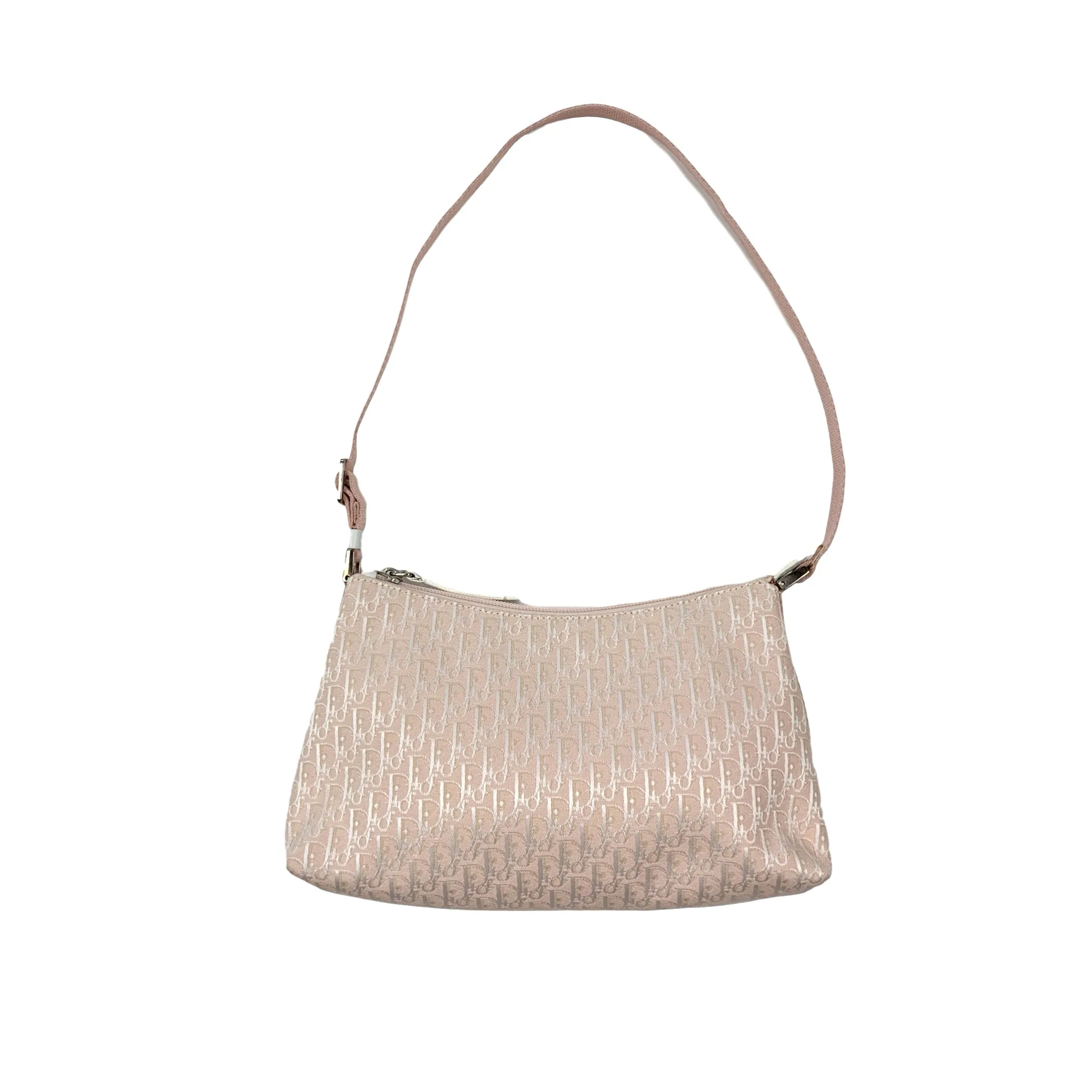 Dior Pink Monogram Shoulder Bag