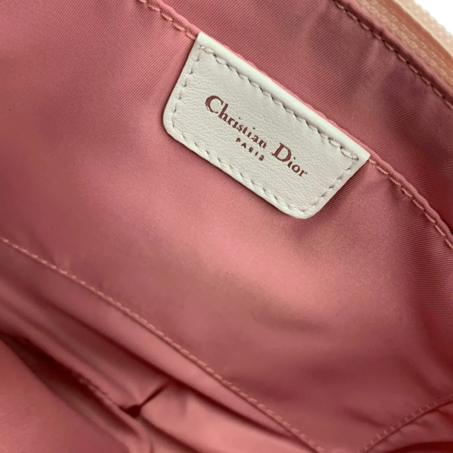 Dior Pink Monogram Shoulder Bag
