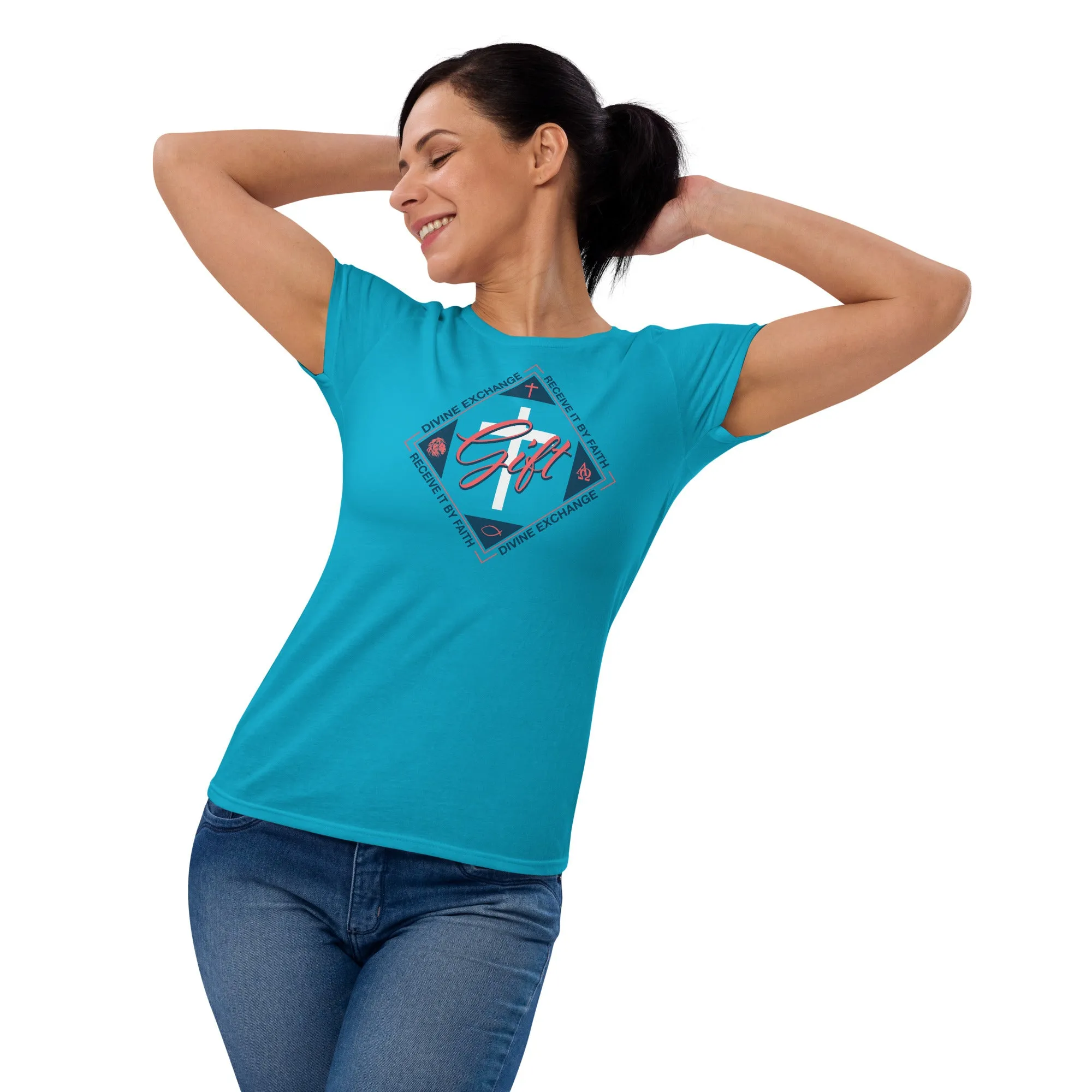 Divine Exchange - Women's fashioned short sleeve t-shirt