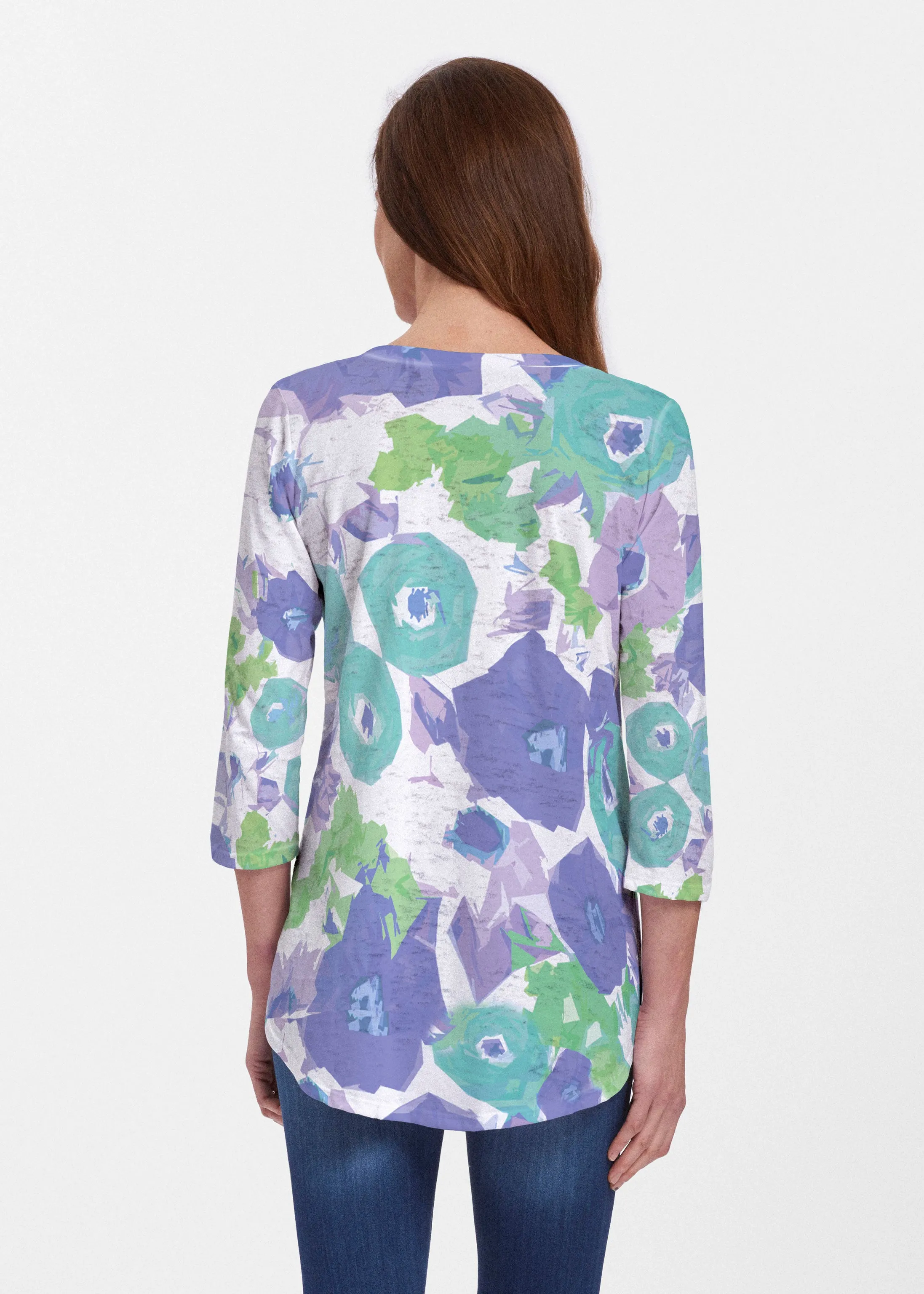 Dotsy (19202) ~ V-neck Flowy Tunic