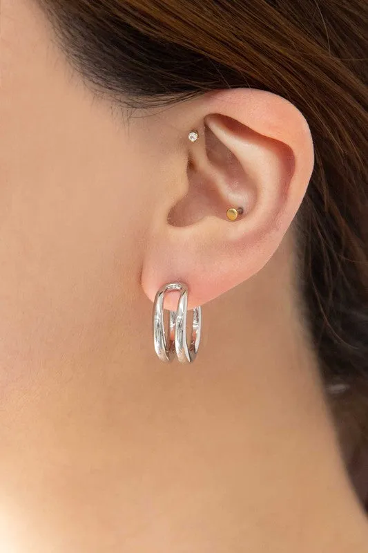 Double Hoop Earrings