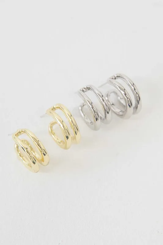 Double Hoop Earrings