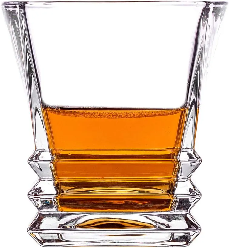 Double Old Fashioned Glasses Waterford Set of 4 with Gift Box