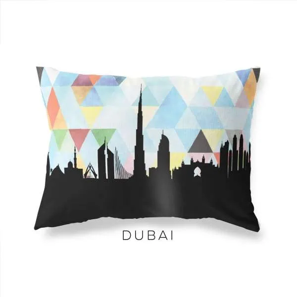 Dubai, United Arab Emirates geometric skyline