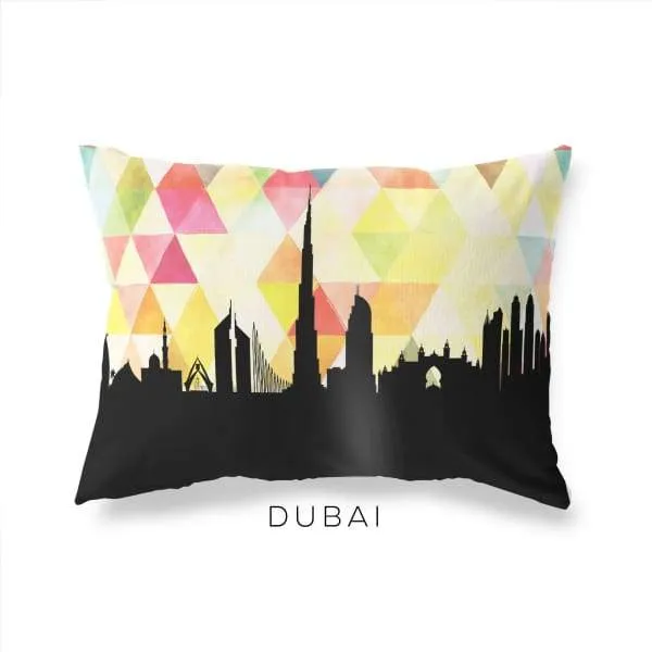 Dubai, United Arab Emirates geometric skyline