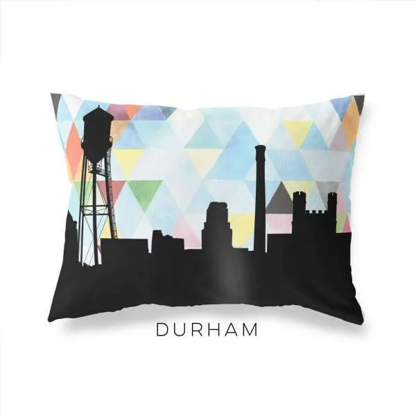Durham, North Carolina geometric skyline